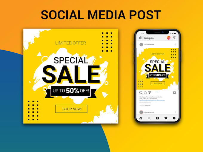 create social media post design, social media post design