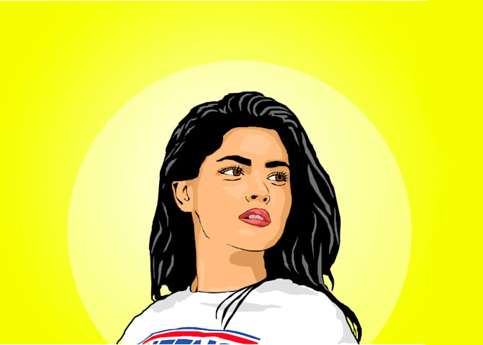 create your photo into cartoon style vector art
