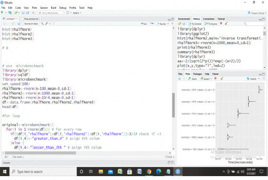 do anything in rstudio, r programming