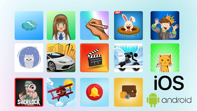 Create amazing app icon for ios and android in 24 hours by Dzdzkdd | Fiverr