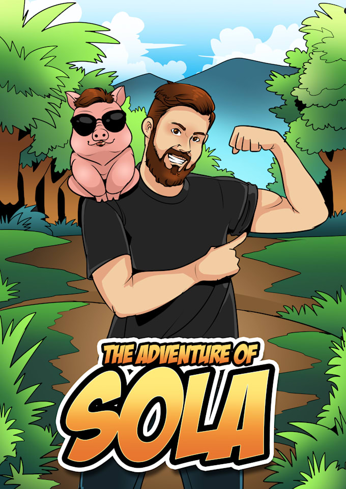 create comic book and custom illustration