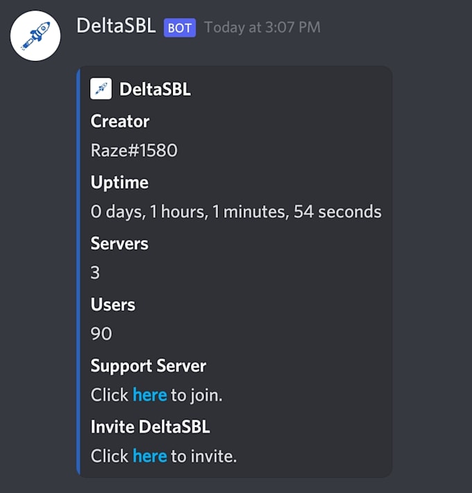 Do custom discord bot commissions by Razediscord Fiverr