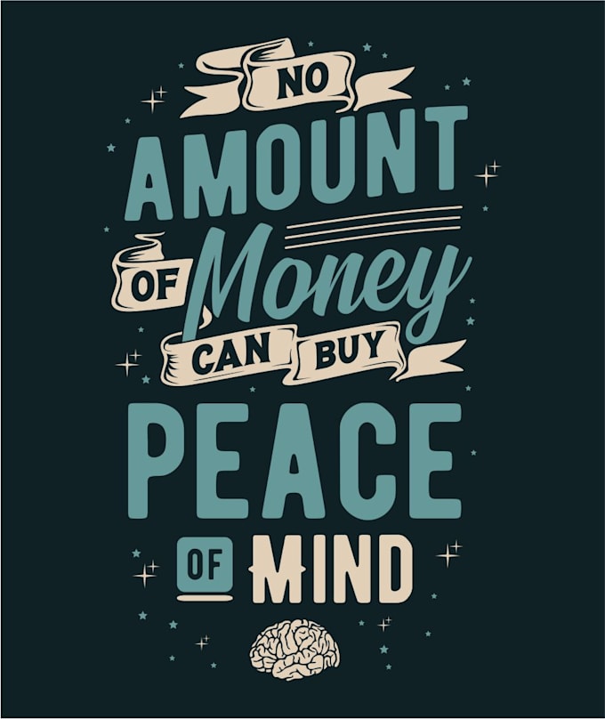 do a text based typography design with your idea