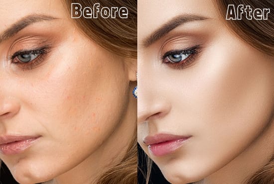 do photo retouching, enhancement, skin smoothing