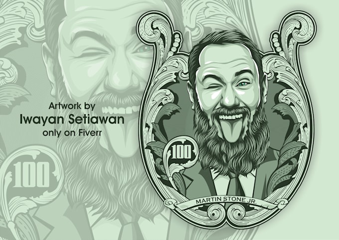 make amazing money art portrait