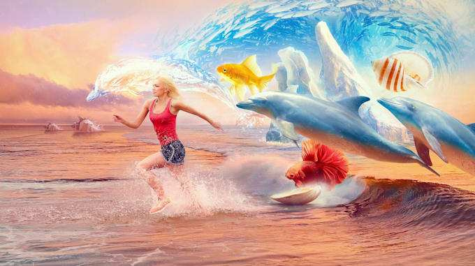 professional photo manipulation and montage