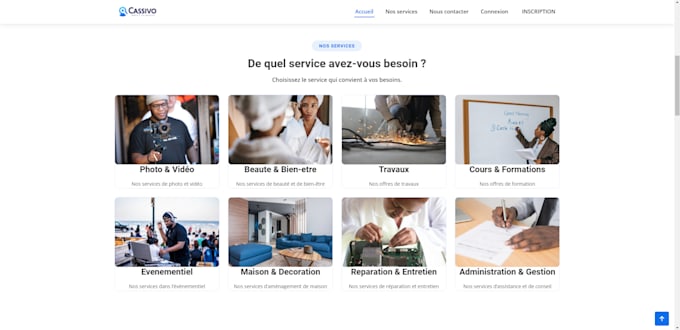 make php laravel website