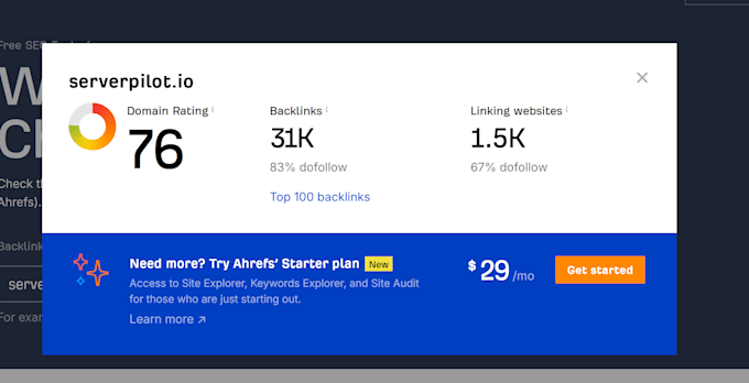 increase ahrefs dr domain rating DR 50 plus