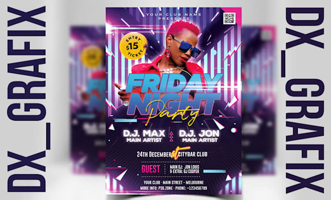 do creative event, club, party, sports flyers posters