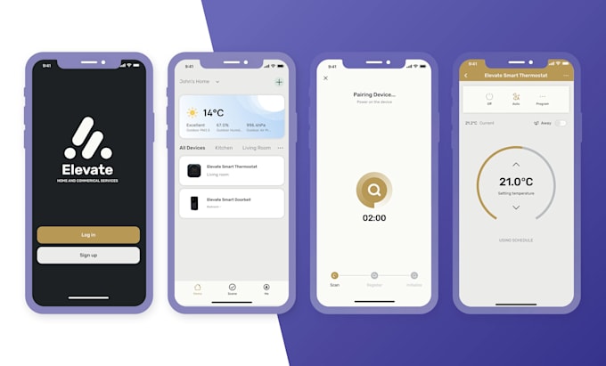 create mobile apps for your iot project