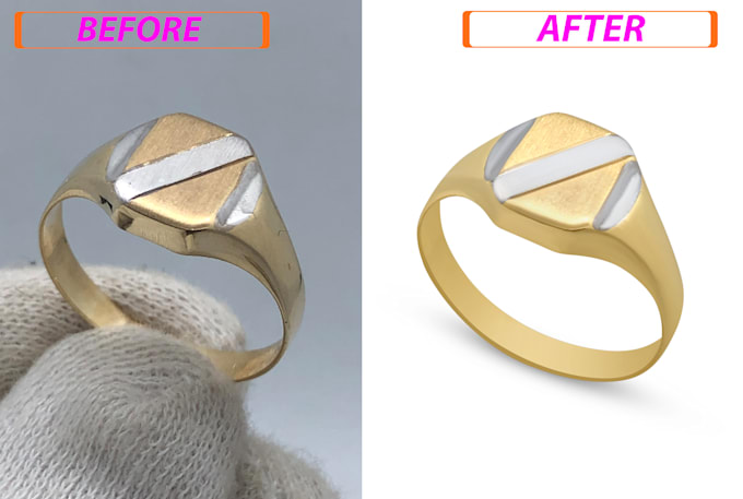 do jewelry photo edit and image retouching