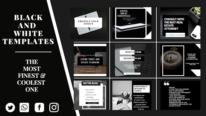 provide creative social media templates for your brand
