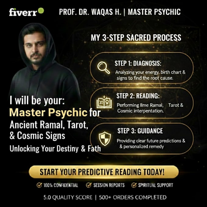 be your master psychic for ancient ramal, tarot, and cosmic signs