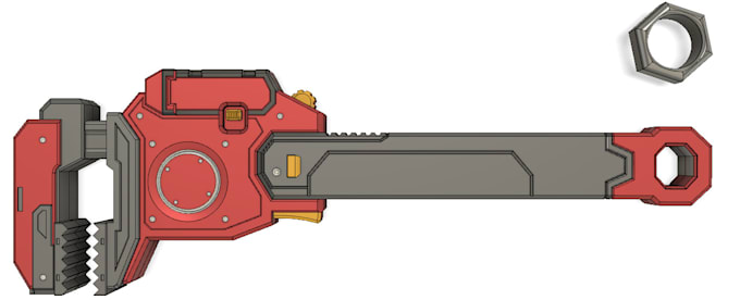 create a printable 3d knife model for cosplay or training