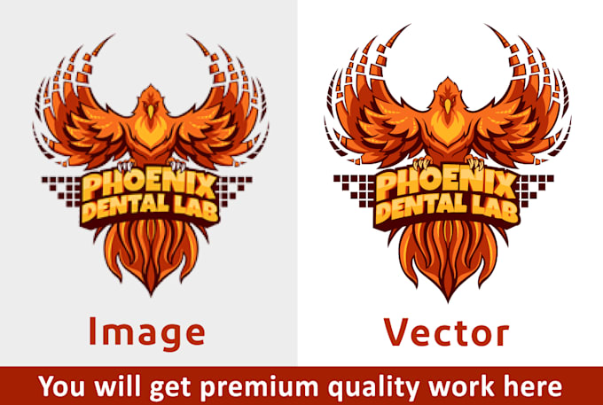Redraw logo vector tracing vectorize image to vector in ai eps svg ...