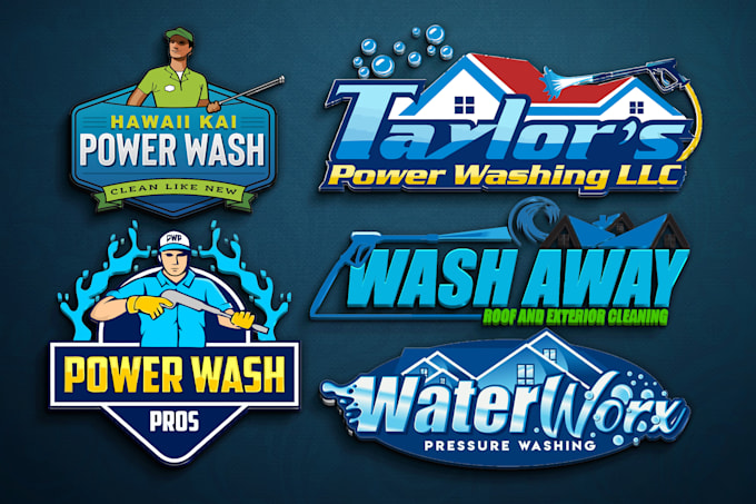 make power or pressure washing, cleaning and servicing logo