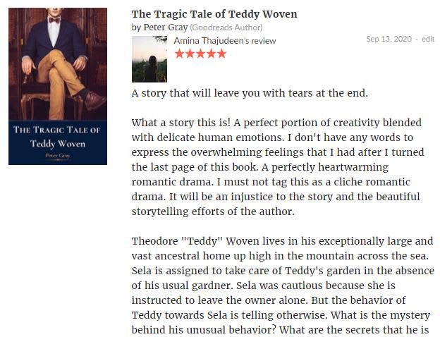 rate and provide feedback on your book