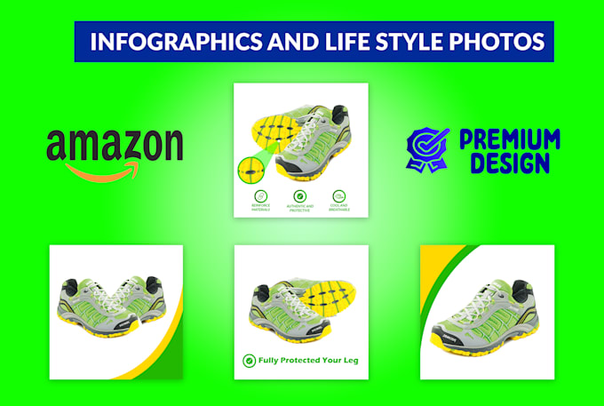 amazon product infographics and photo editing