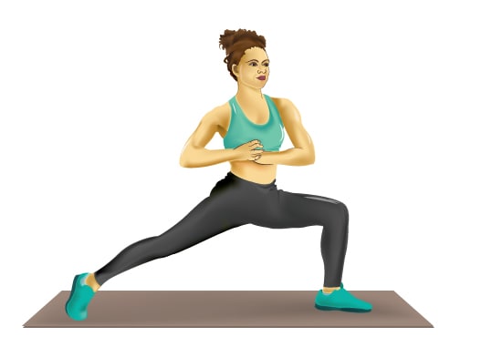 draw yoga exercise workout illustrations any line drawings