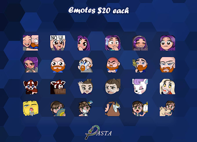 create custom premium twitch emotes and badges for you