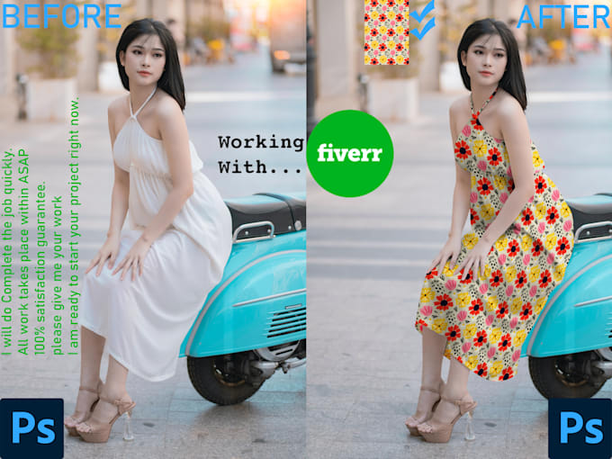 do image pattern change,correction,recolor, in photoshop