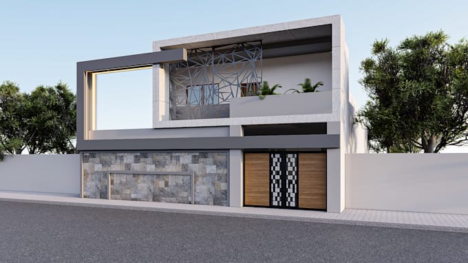 design a stunning exterior elevation for your house or building