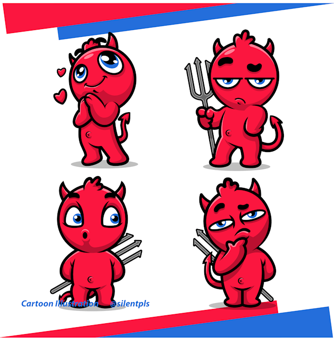 create illustration vector graphic cartoon character