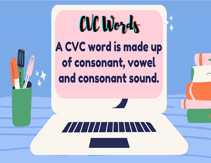 create slides about english reading development and activity sheets