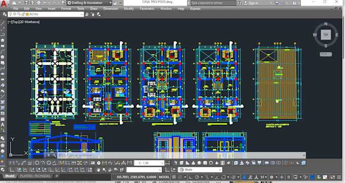 Autocad design for civil engineering by Franciscofer205 | Fiverr