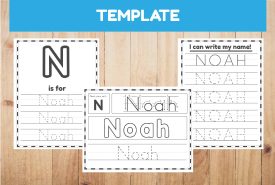 Make Name Tracing Sheets For Your Students By Mariaisabel452 Fiverr
