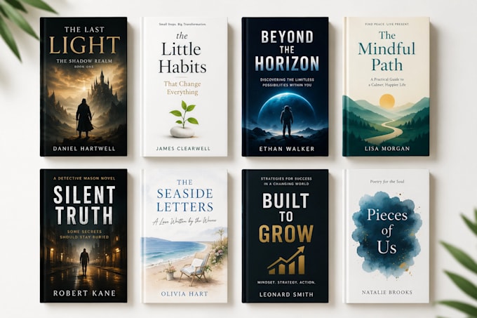 design a stunning book cover for fiction, non fiction, ebook, KDP, and kindle