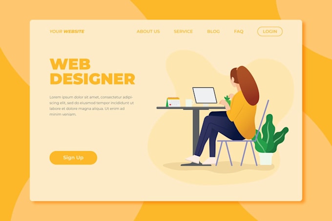 Create a landing page source code using html and css by Putudedi07 | Fiverr