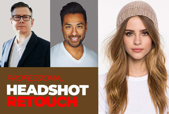 do corporate headshot retouch portrait editing