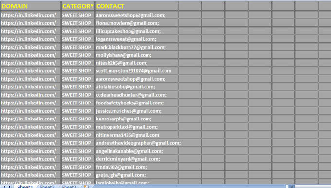 be your data entry clerk, data scraper, internet researcher