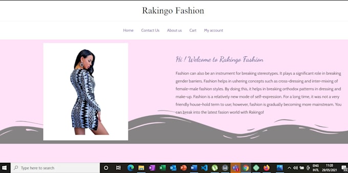 create ecommerce online store website