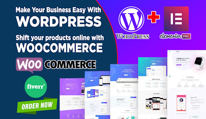 design wordpress website with elementor pro