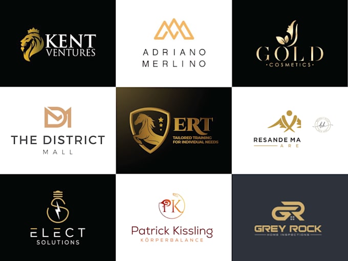 create minimalist and luxury logo design