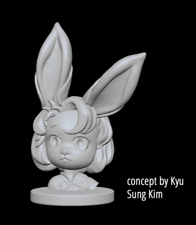 model a miniature for 3d printing
