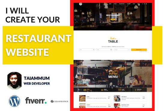 design a restaurant website with wordpress, online food order system