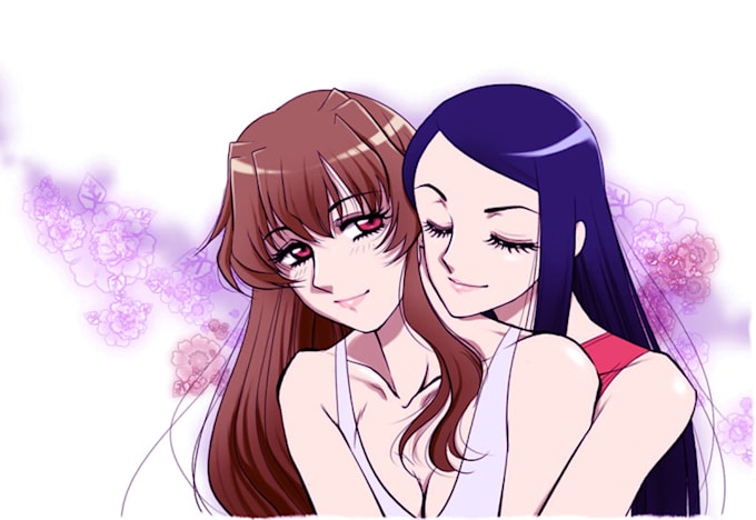 make cute anime illustrations for you