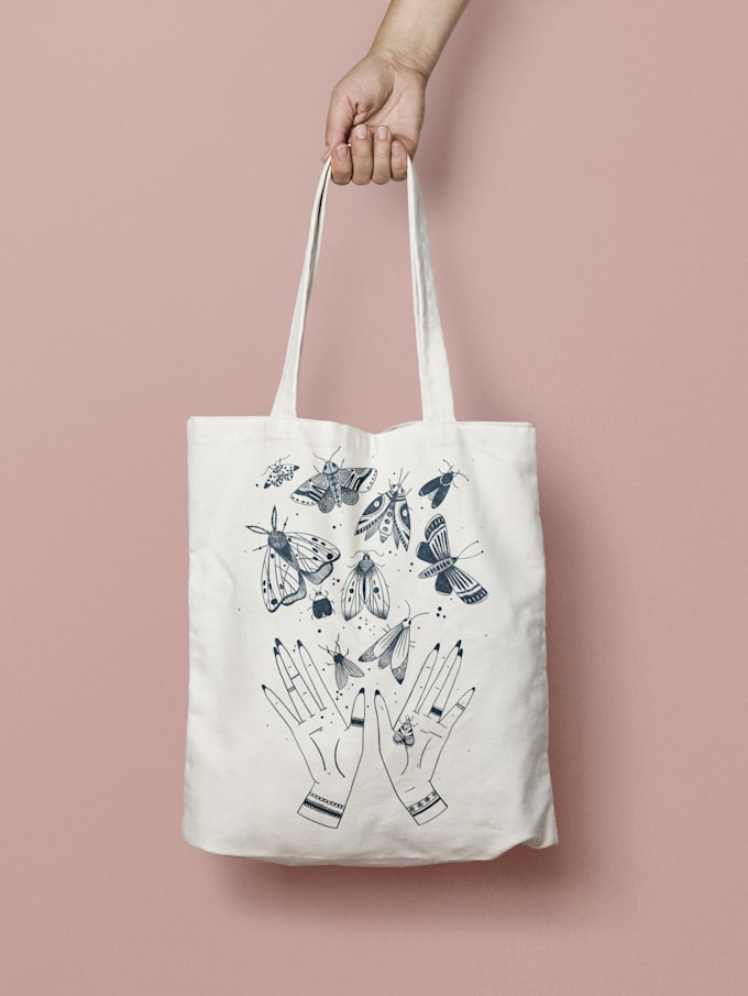 print for the bag, designing for eco bags, custom print