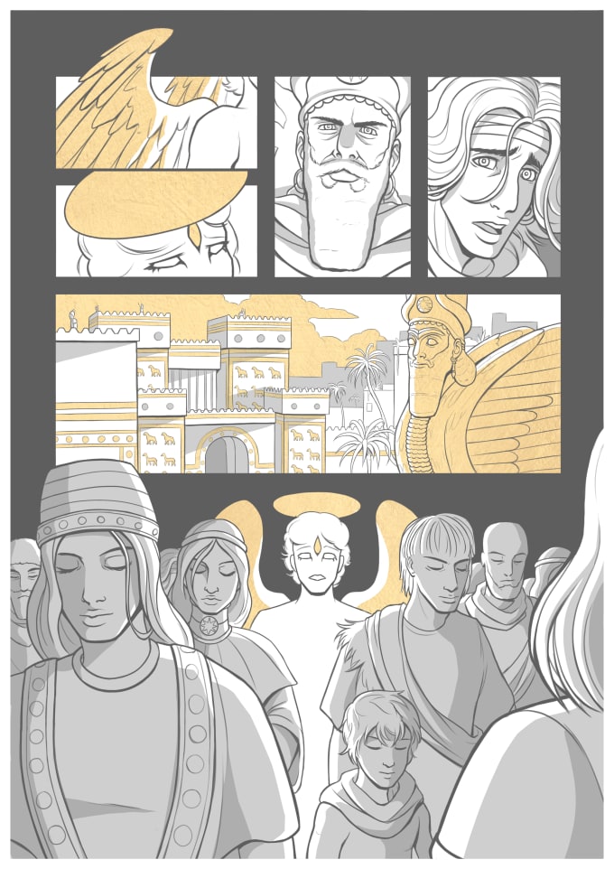 draw comic pages and storyboards