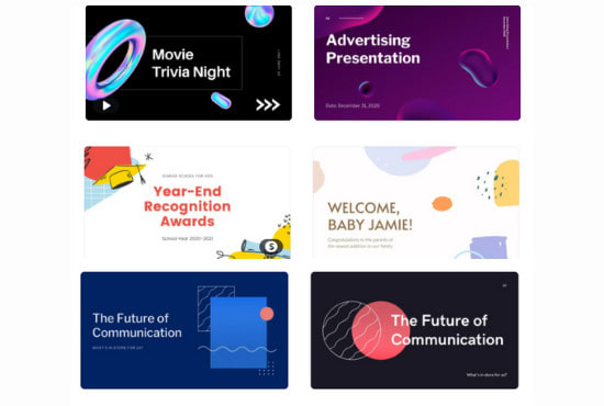 create a modern powerpoint presentation design