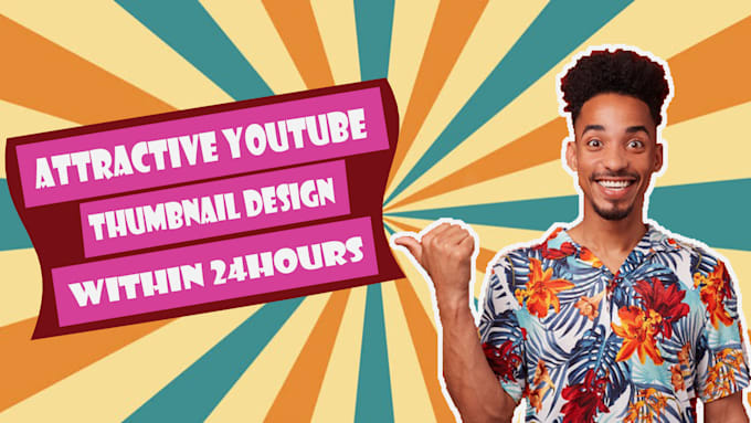 design attractive youtube thumbnail