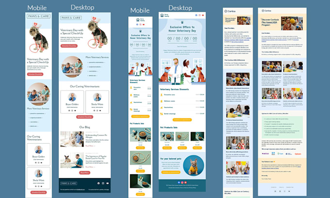 convert design to hand coded HTML email template newsletter