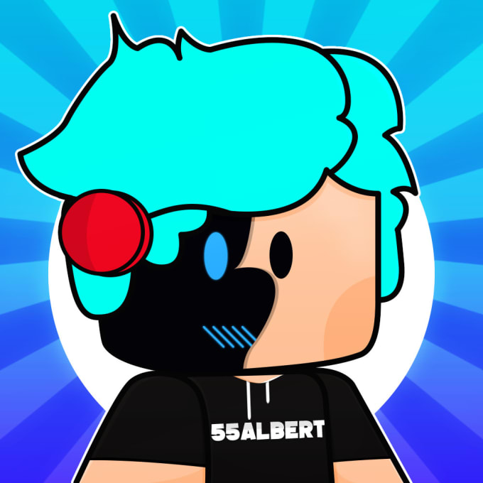 Make a cartoon roblox profile picture for you by Albert551 | Fiverr