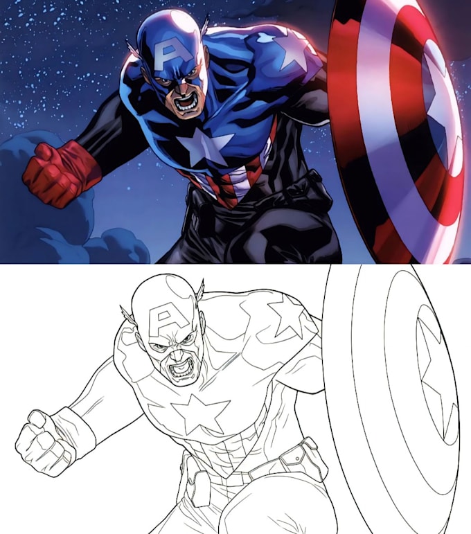 convert your photo to line art