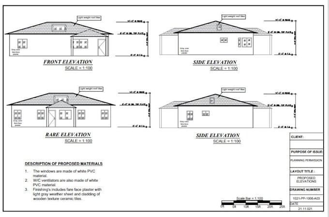 prepare and revise building floorplans for permit drawings