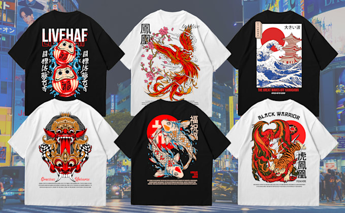 create japanese streetwear design