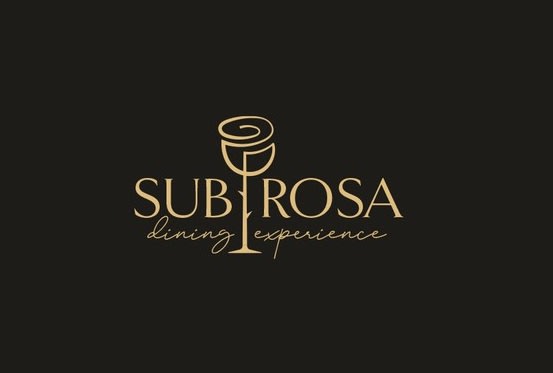 design food, drink and cafe logo with creative thinking